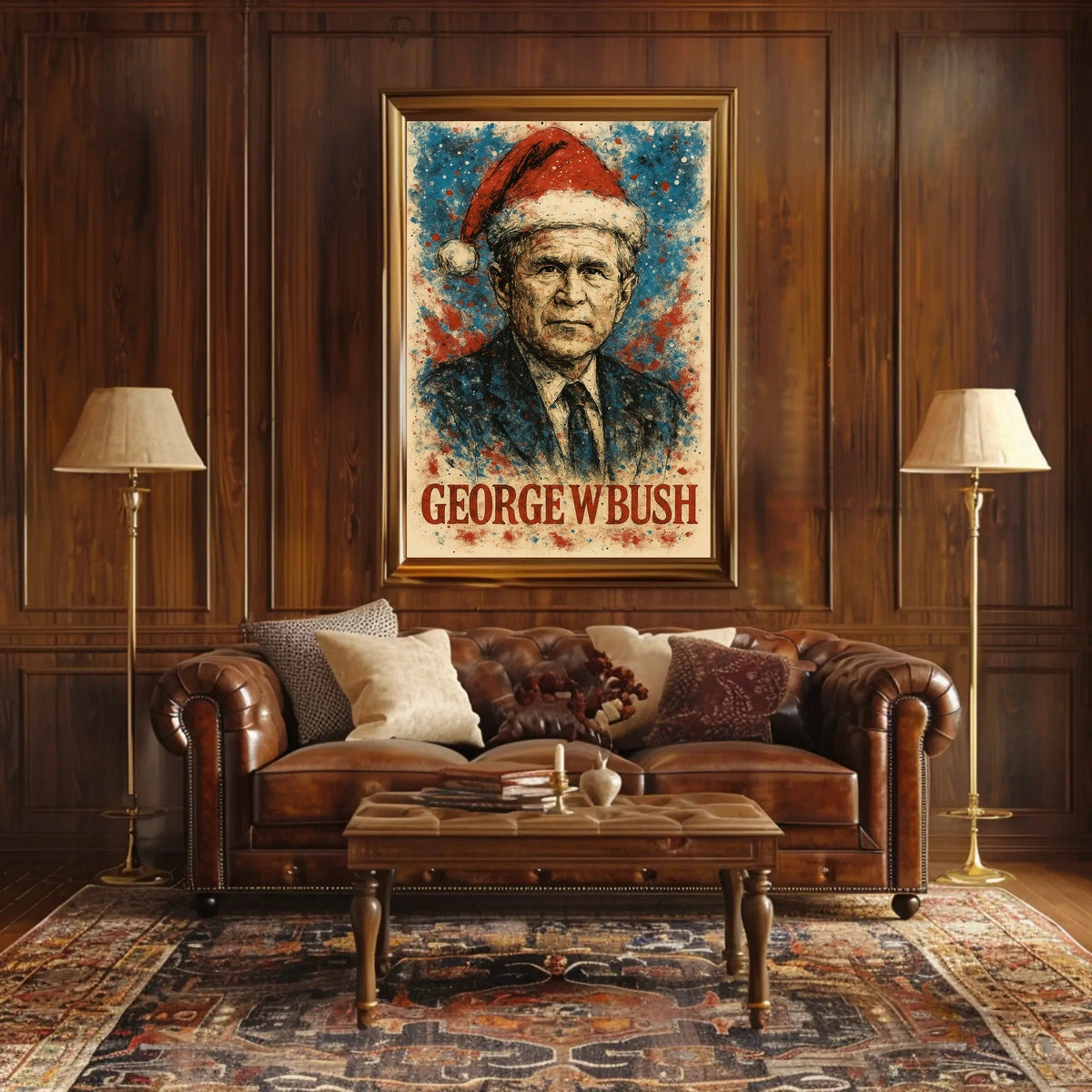 George W. Bush 43rd President of the United States Christmas SeriesPoster