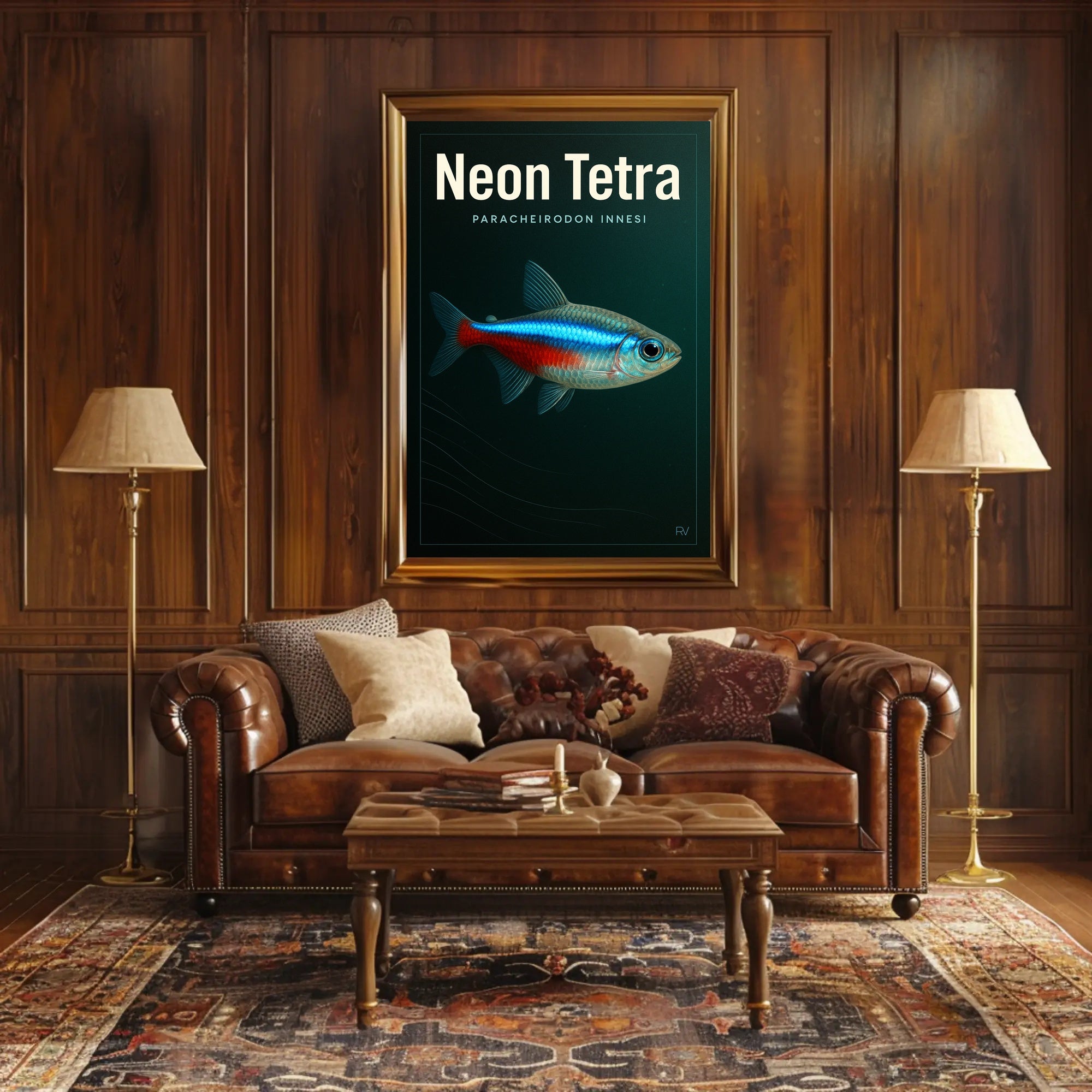 Neon Tetra Paracheirodon Innesi Poster PosterGoat