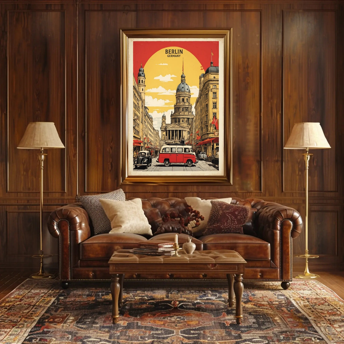 Berlin Vintage Travel Poster