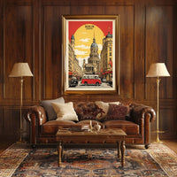 Berlin Vintage Travel Poster