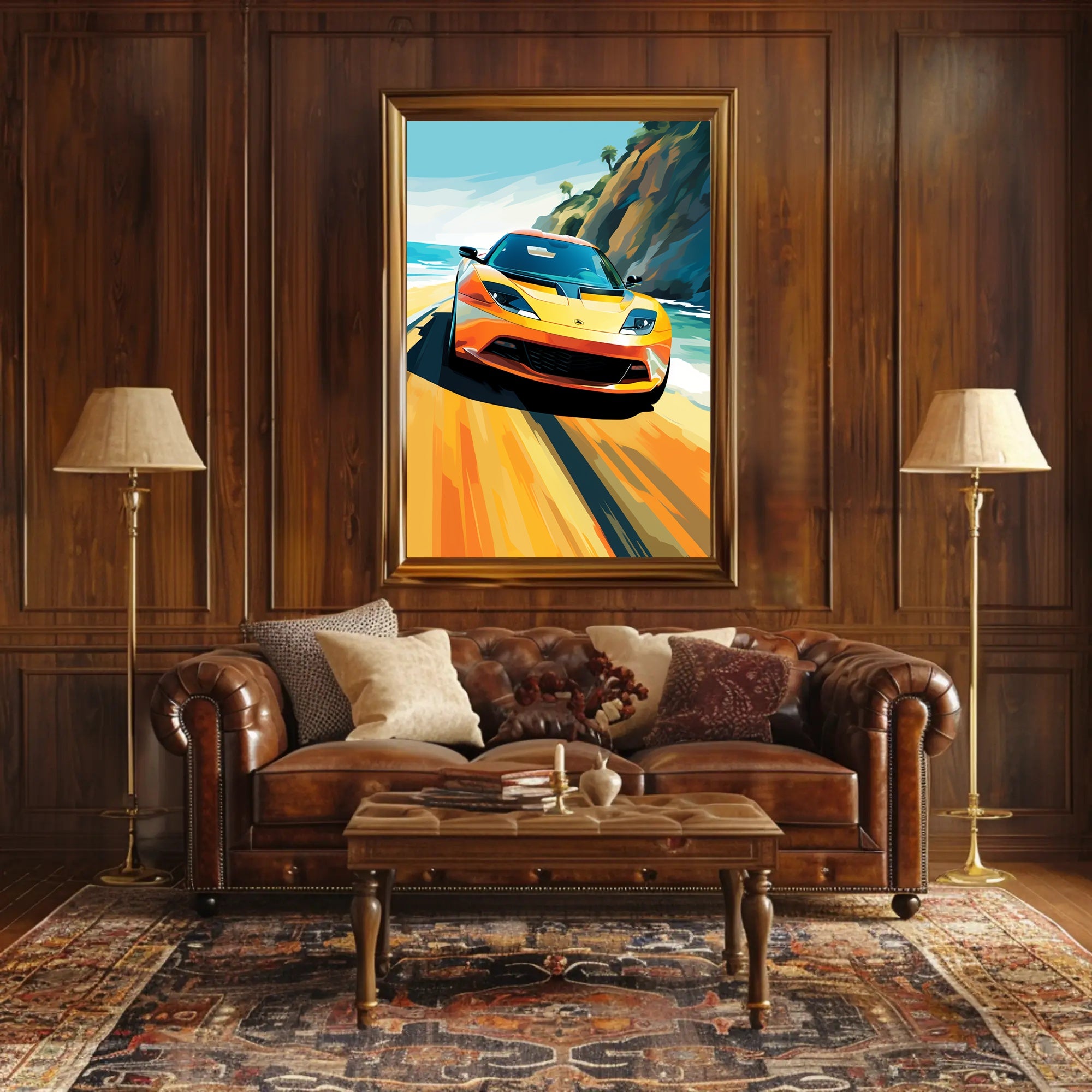 Coastal Speed Poster PosterGoat