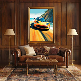 Coastal Speed Poster PosterGoat