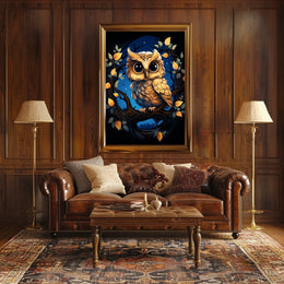 Enchanted Night Owl Art Print