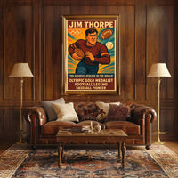 Celebrating Jim Thorpe A Legendary Athlete Jim Thorpe Poster