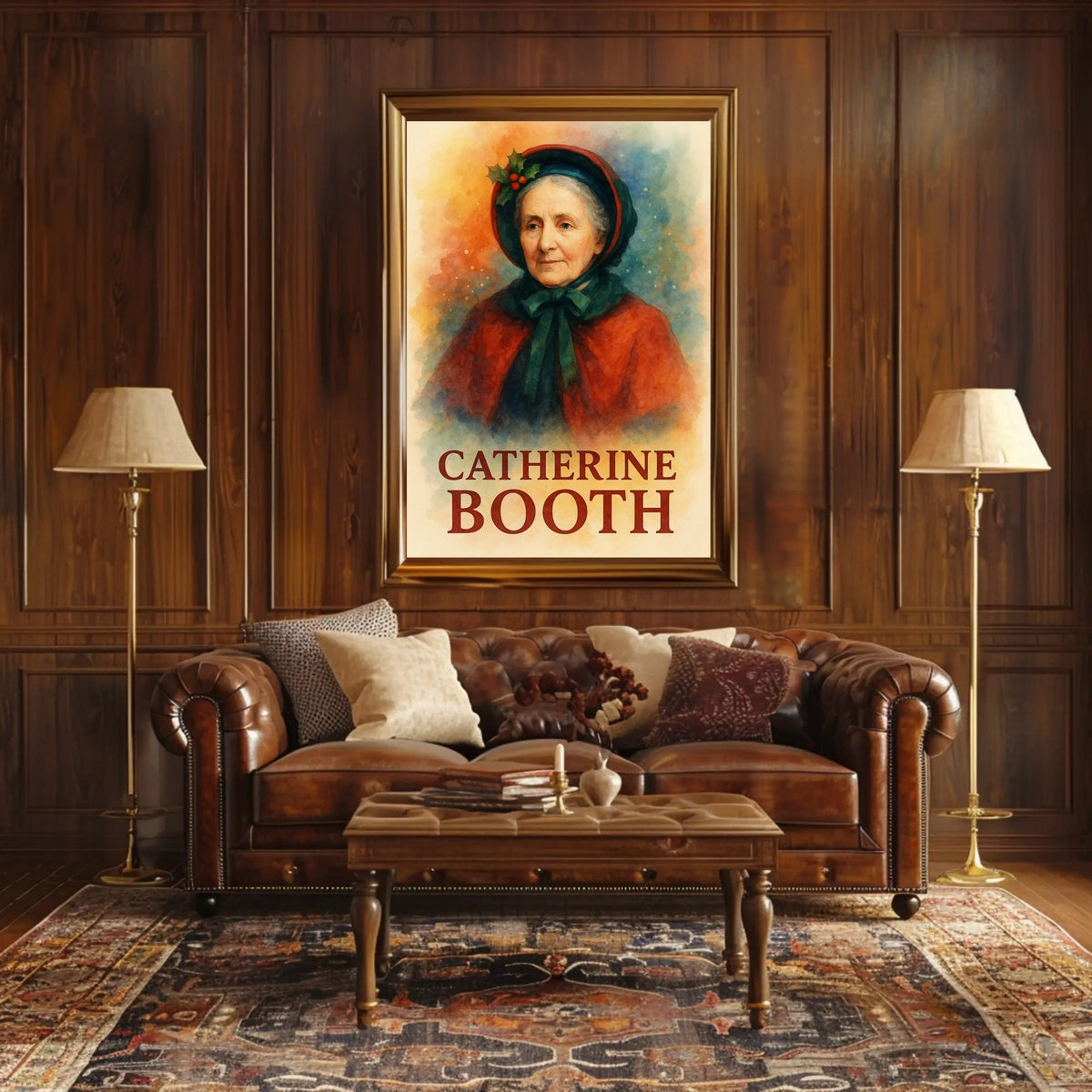 Catherine Booth Artistic Watercolor Historical Poster