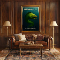 Green Moray Eel Poster
