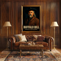 Buffalo Bill Classic Portrait Cultural or Heritage Poster