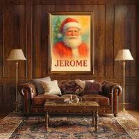 Christmas Cheer Santa Claus Holiday Magic Cultural Poster