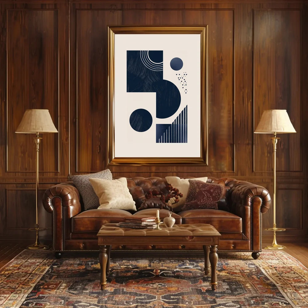 Vintage Adventure Landscape Art Deco Poster