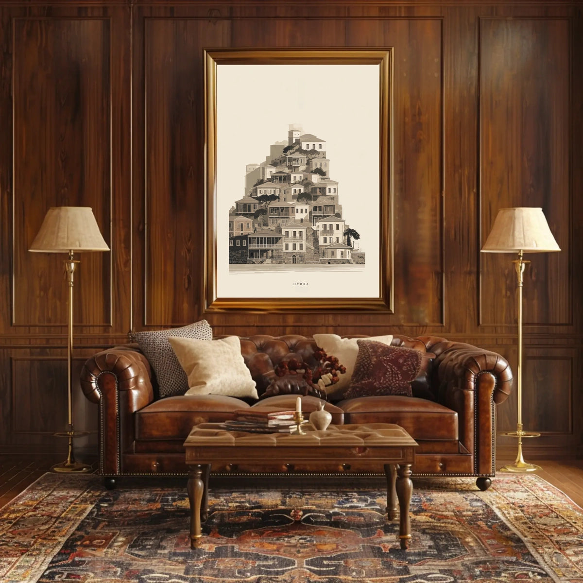 Hydra Architectural Serenity Poster
