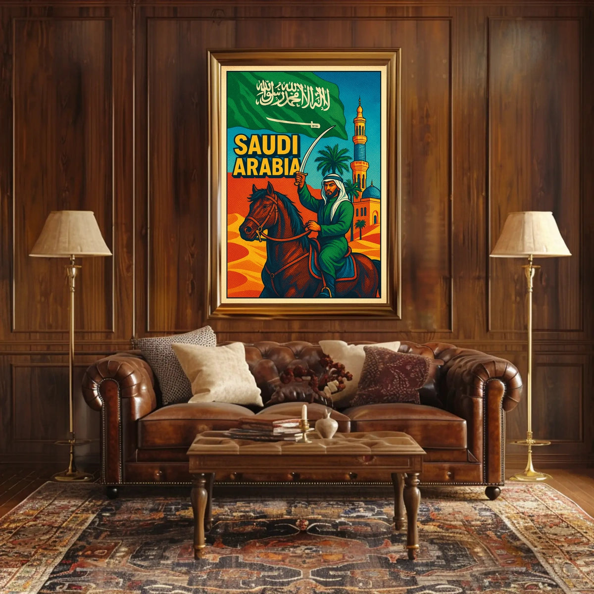 Saudi Arabia Heritage Poster