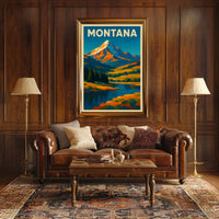 Montana Landscape Poster