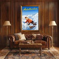 Adelboden Winter Fun Poster