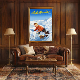 Adelboden Winter Fun Poster