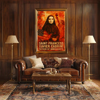 Saint Frances Xavier Cabrini Patron Of Poster