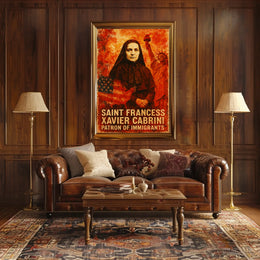 Saint Frances Xavier Cabrini Patron Of Poster