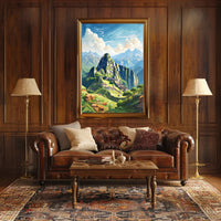 Machu Picchu Adventure Art Print Cultural or Heritage Poster