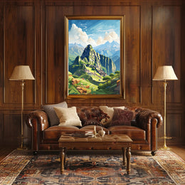 Machu Picchu Adventure Art Print Cultural or Heritage Poster