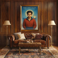Saint Carlo Acutis Herald Of Digital Poster