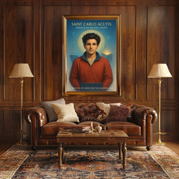 Saint Carlo Acutis Herald Of Digital Poster