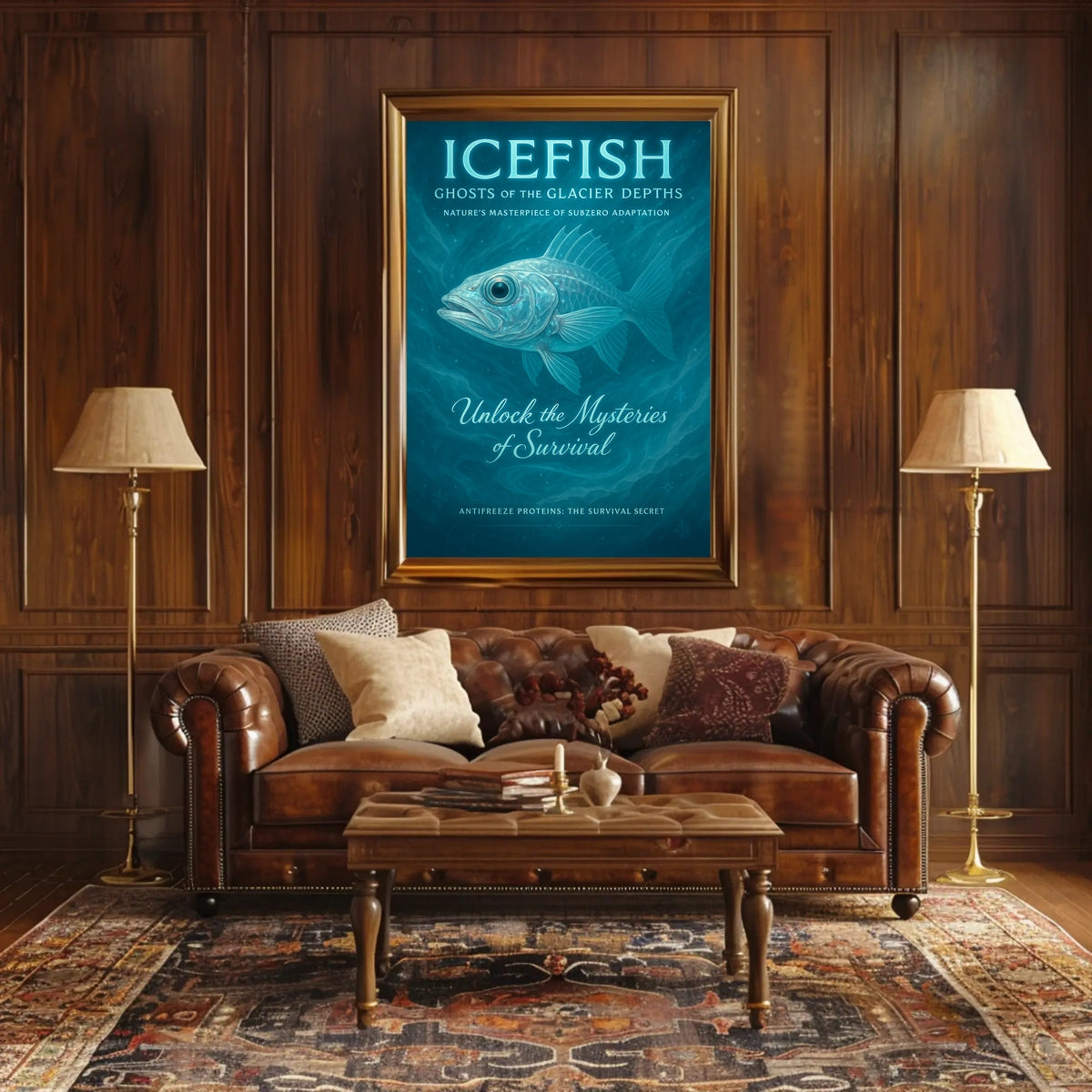 Icefish Ghosts of the Glacier Depths Poster