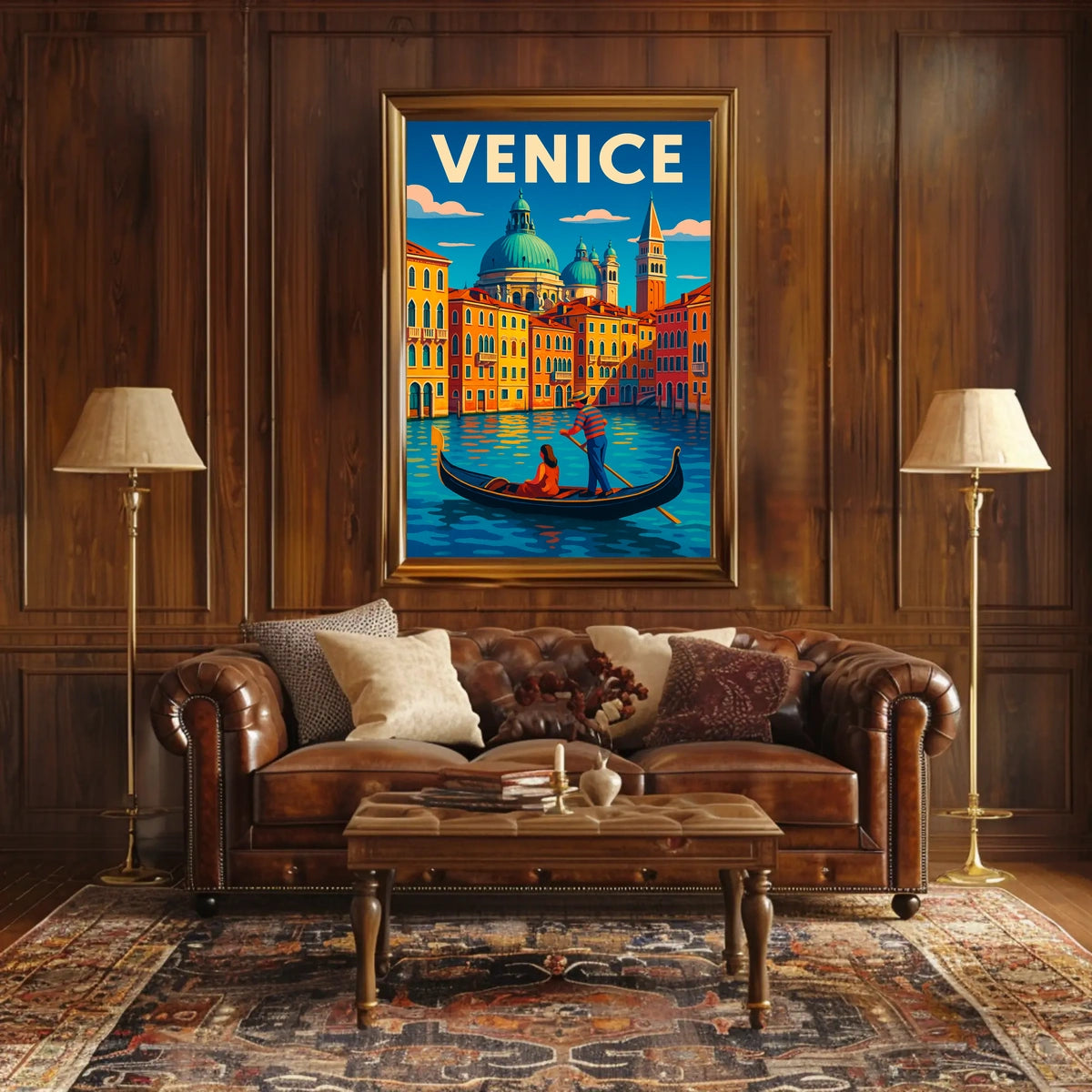 Venice A Vibrant Cityscape Poster