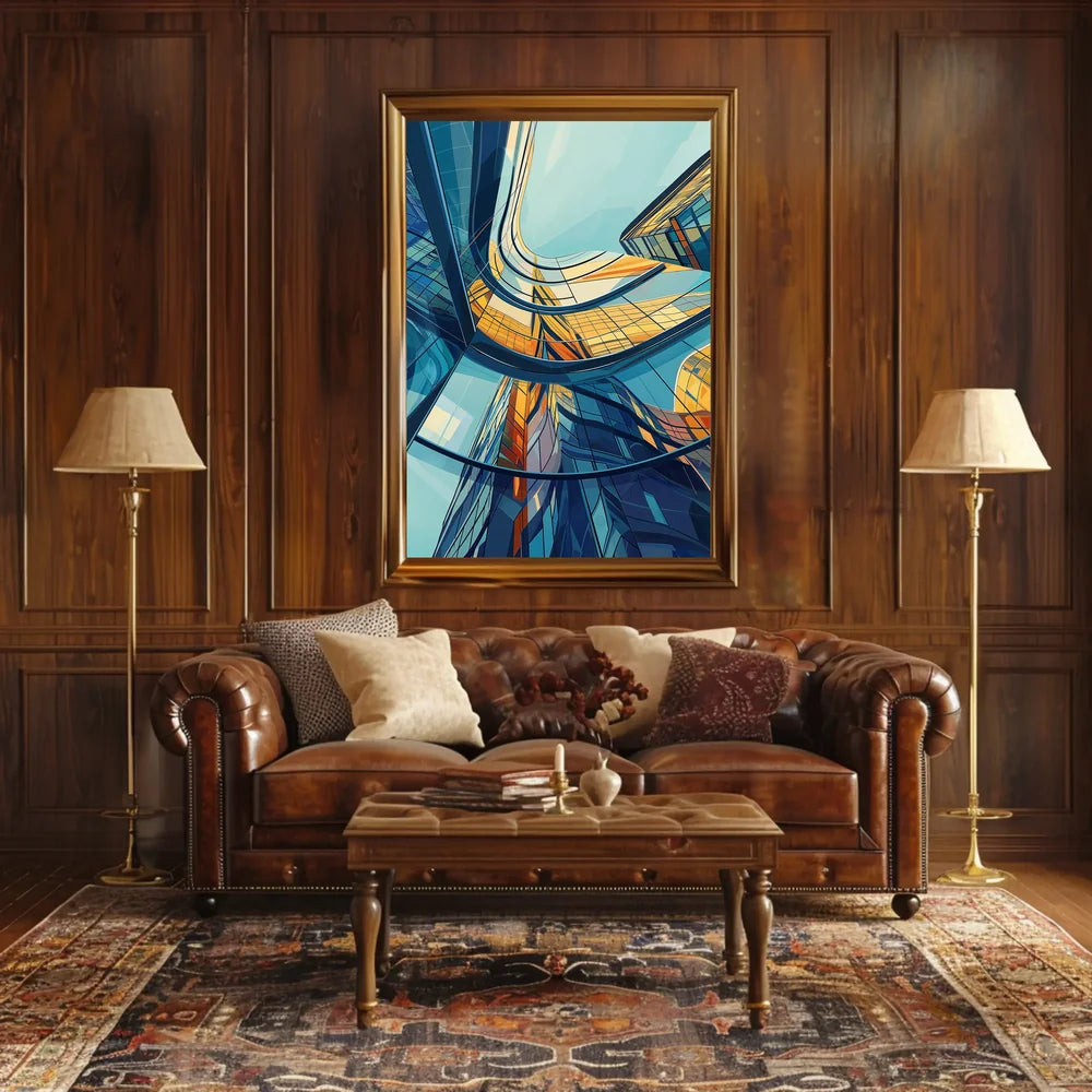 Abstract Timeless Landscape Art Poster