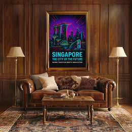 Singapore The City of the Future Poster
