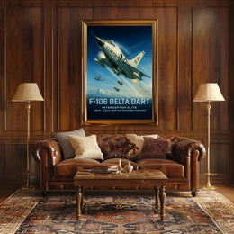 F-106 Delta Dart Interceptor Elite Poster PosterGoat