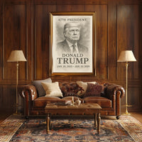 Donald Trump 47th President Poster