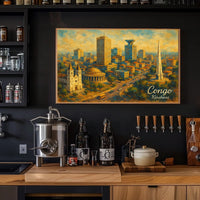 Kinshasa Cityscape Poster