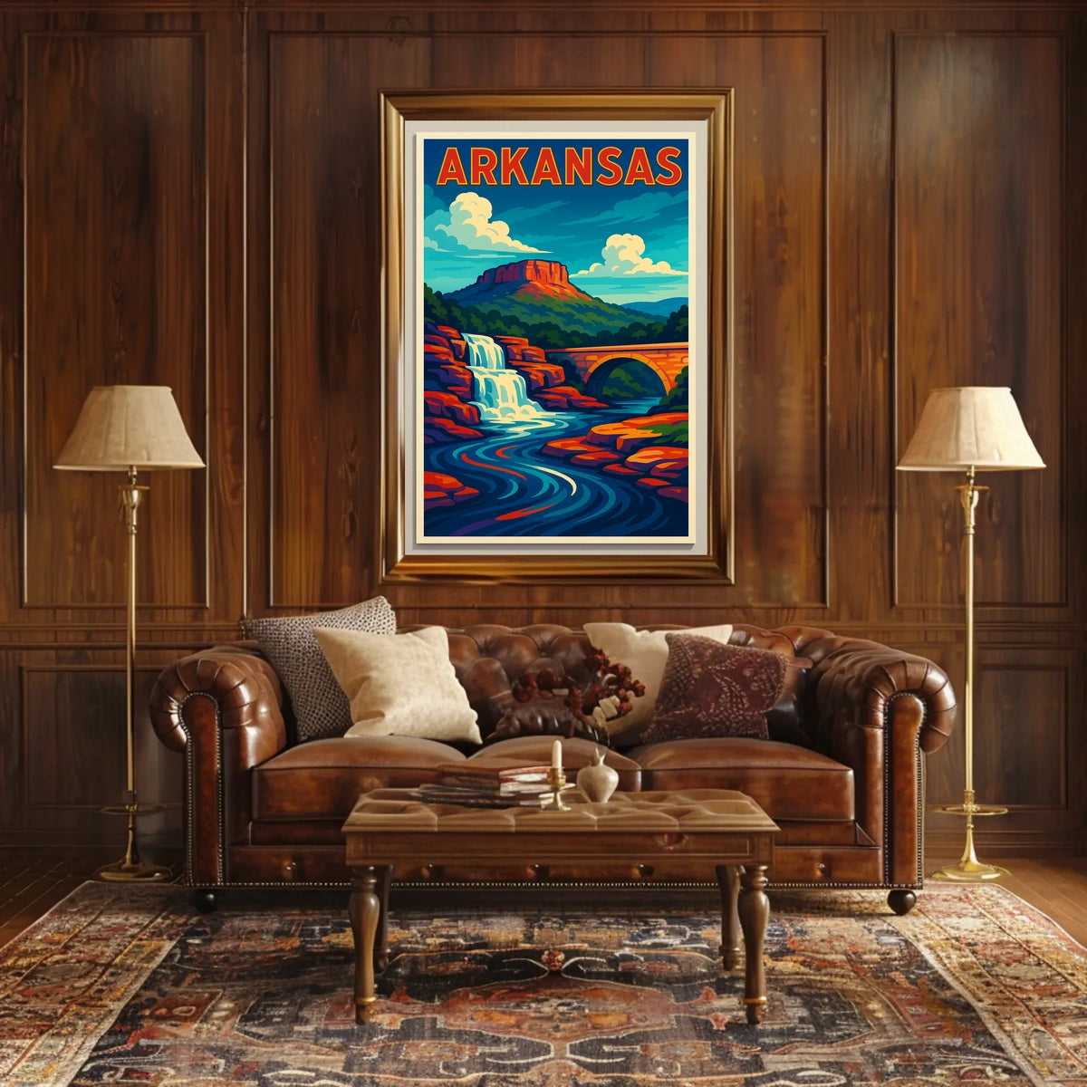 Arkansas Scenic Landscape Poster