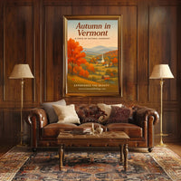 Autumn in Vermont Wall Art Print