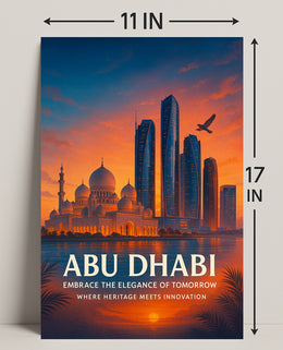 Abu Dhabi Elegance Poster: Cultural and Heritage Poster