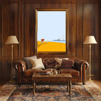 Tranquil Beach Scene Poster PosterGoat