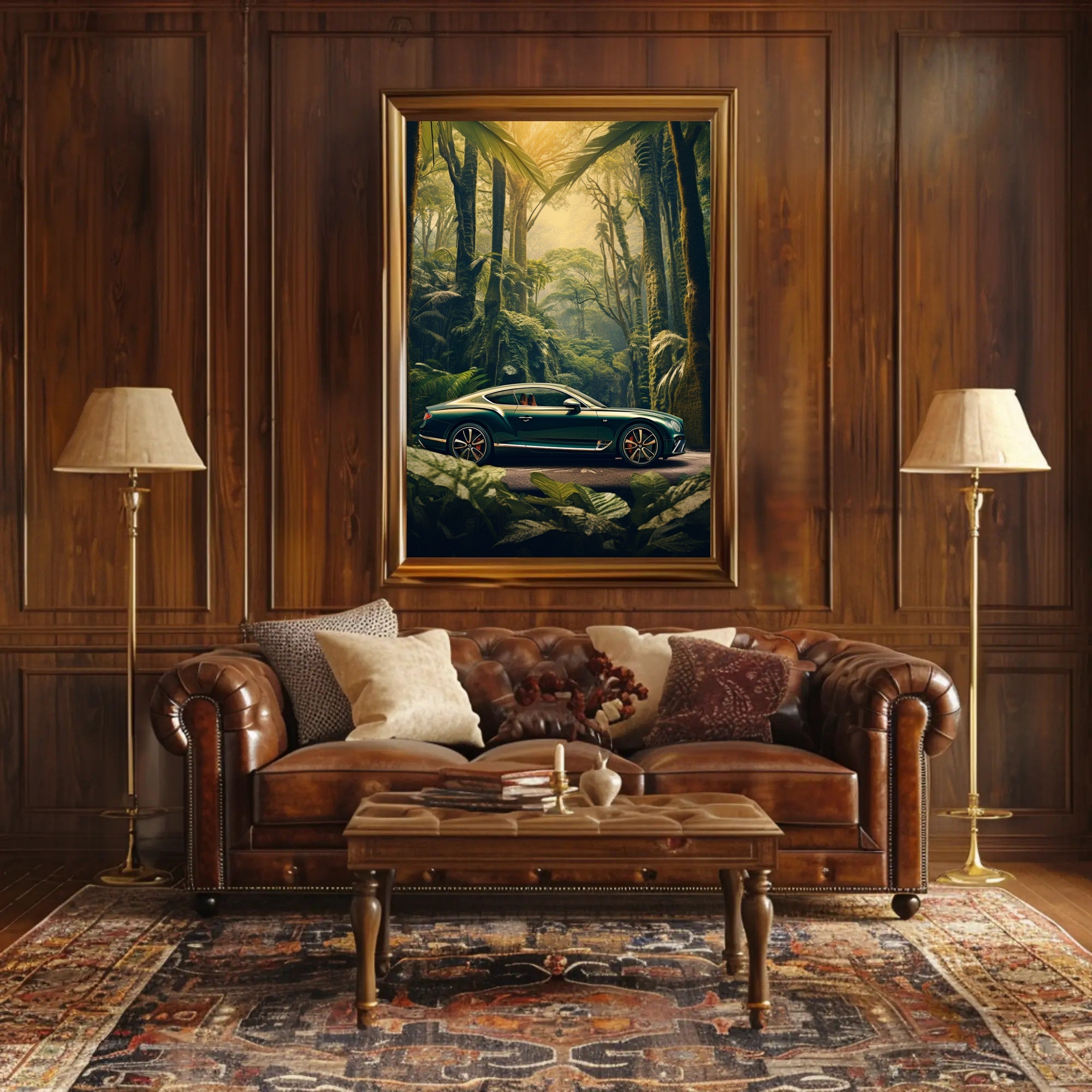 Luxury in the Jungle Poster PosterGoat