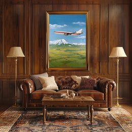 Soaring Over Scenic Landscapes Poster PosterGoat