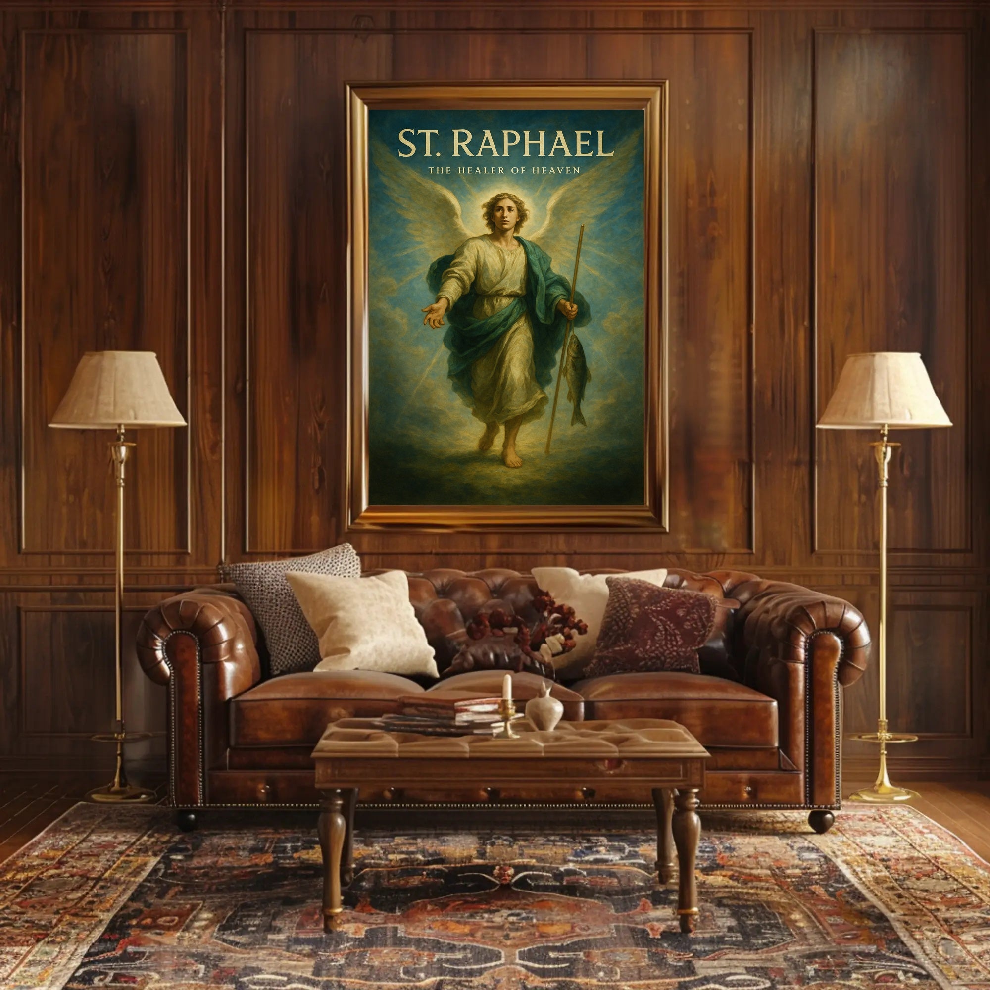St. Raphael The Healer Poster Wall Art PosterGoat