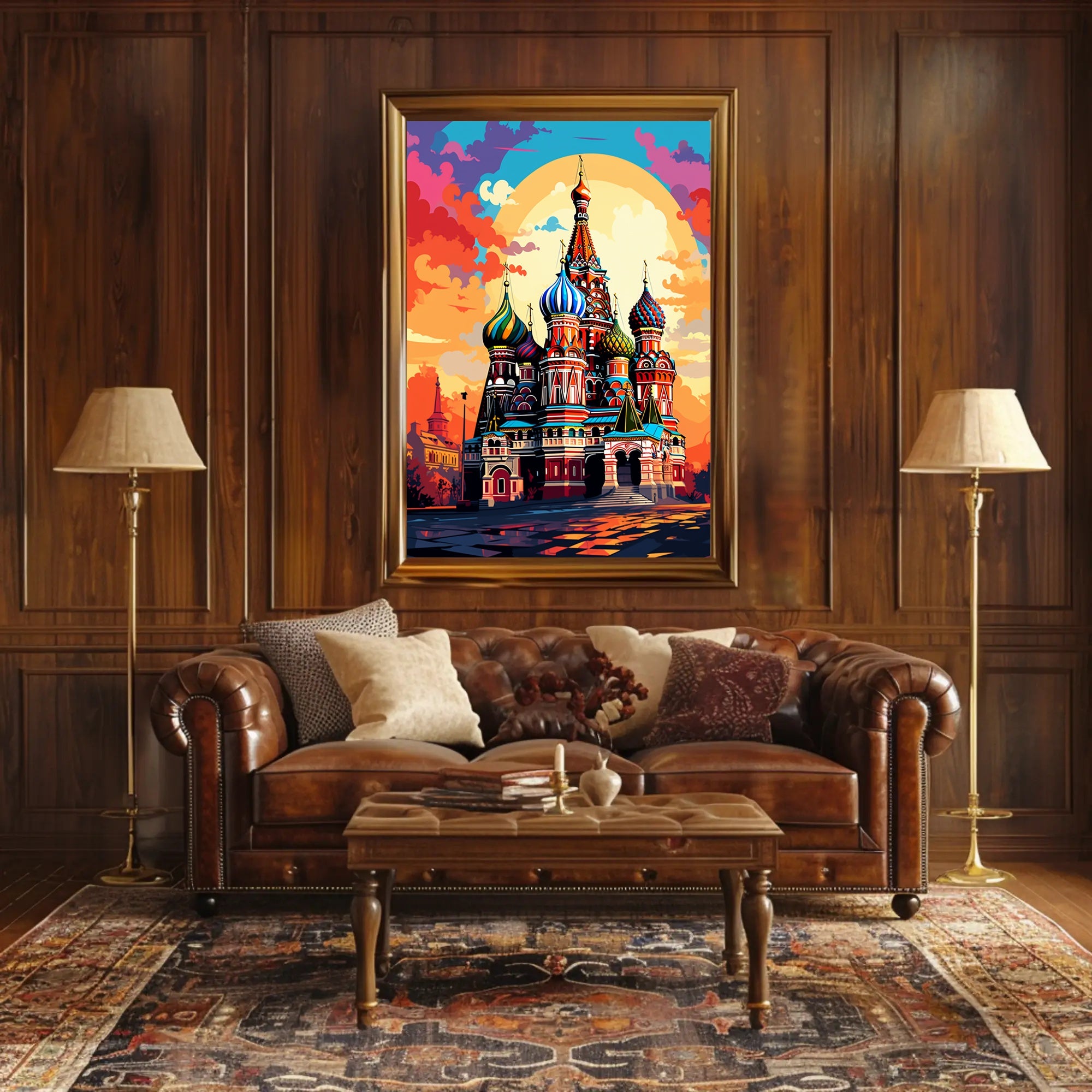 Vibrant St. BasilS Cathedral Poster