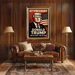 Donald Trump 47th President Poster