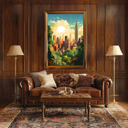 Empire State Vibes in Modern New York City Travel Poster