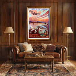 La Côte Basque Travel Poster