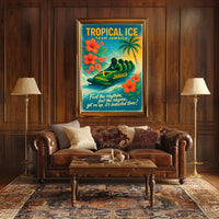 Tropical Ice Team Jamaica Poster