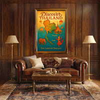 Discover Thailand The Land of Smiles Poster