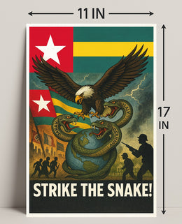 Strike the Snake! Poster PosterGoat