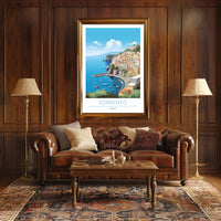Sorrento Seaside Escape Travel Poster