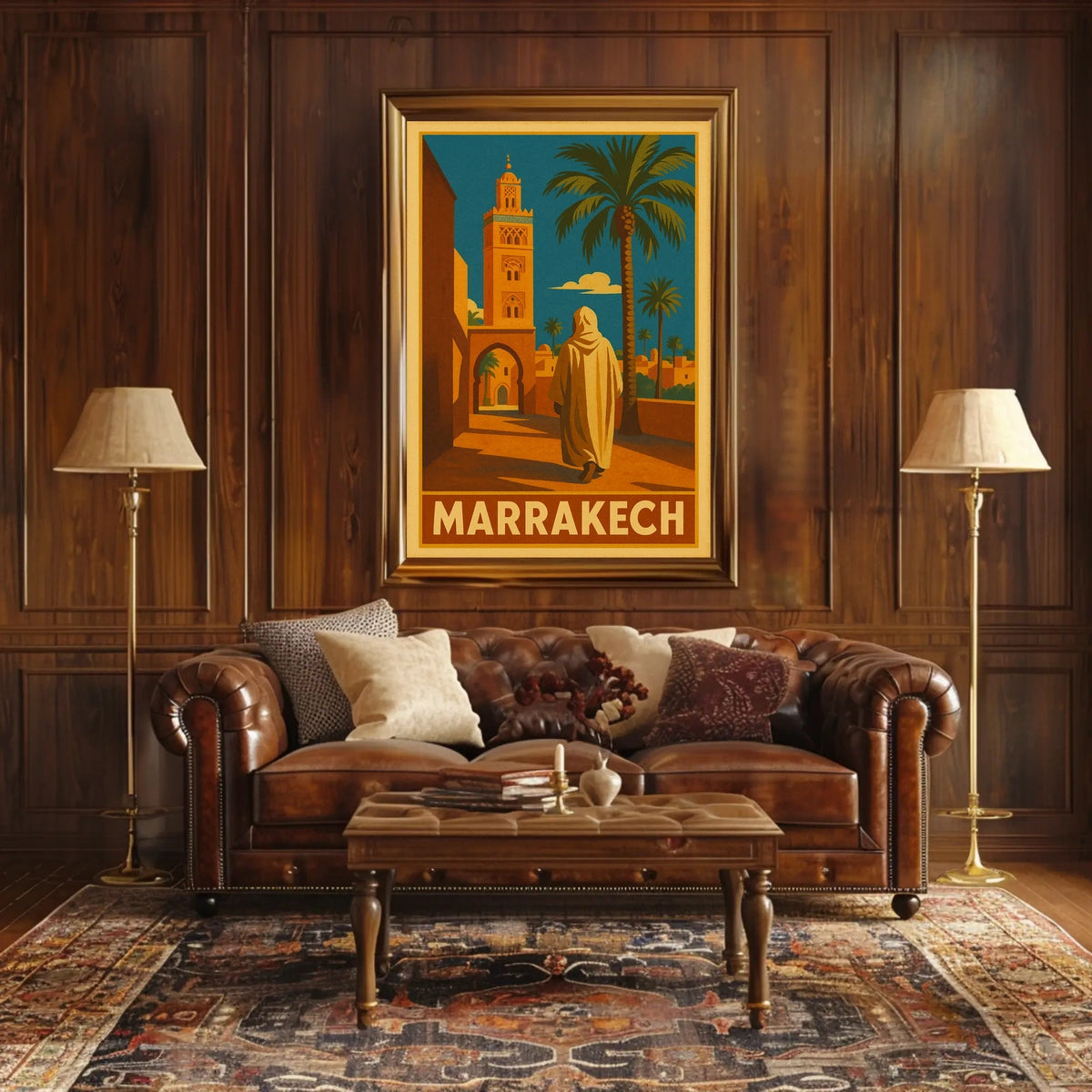 Marrakech Travel Poster