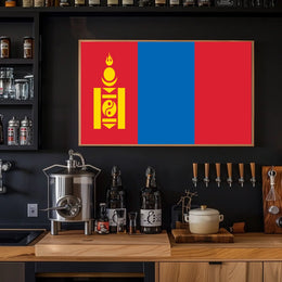 Mongolia Flag Poster