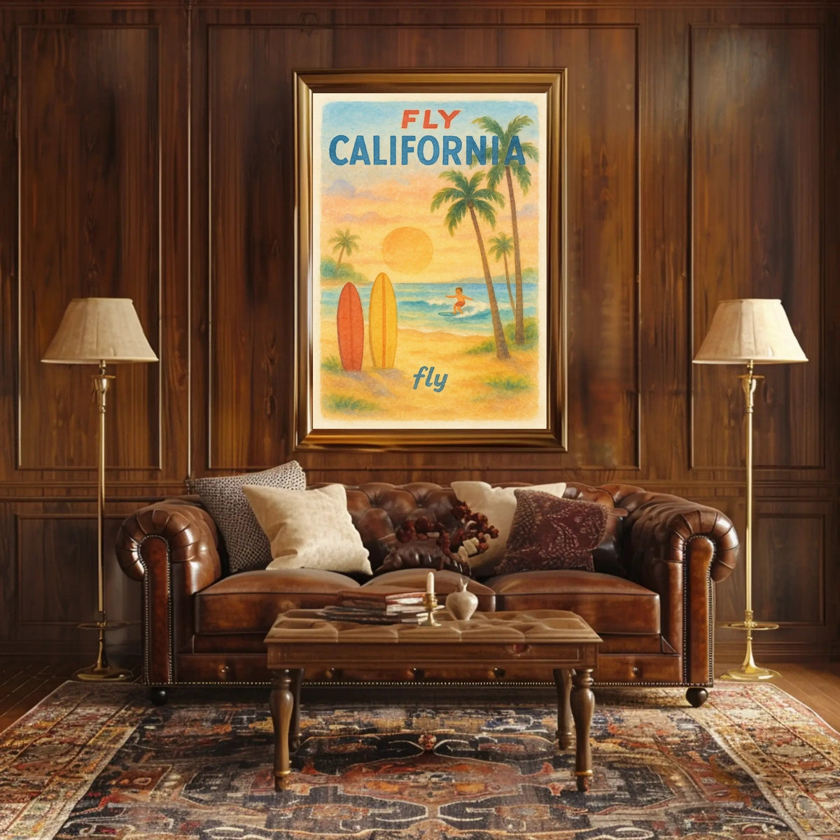 Fly California Poster