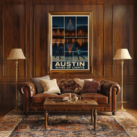 Austin River Of Lights Poster